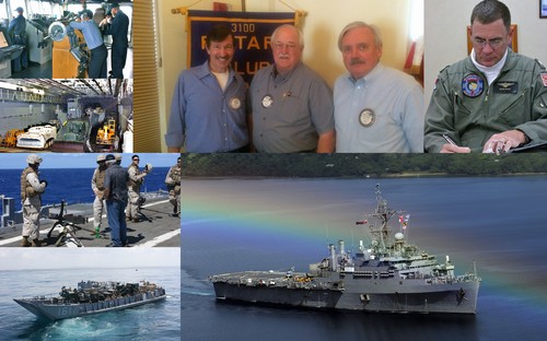 TIGER CRUISE USS CLEVELAND - Mike Chandler was our speaker at today's meeting giving us a program on his April 2010 'Tiger Cruise' about the USS Cleveland (LPD-7) from Pearl Harbor to San Diego