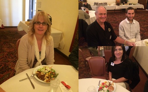 VISITING ROTARIANS & GUESTS - Vicky Faye from Sunrise Rotary was with us. Todd Whittle (Mahlon Whittle) and Lori Ross (Kris Kristensen) joined us as guests.